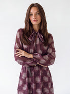 Abito Violette – Prugna Laminato Abito donna