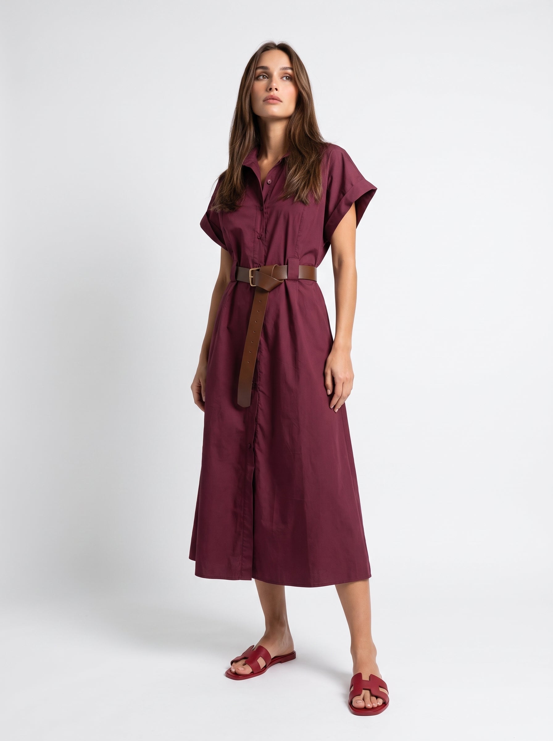 Abito Rachele - Bordeaux donna