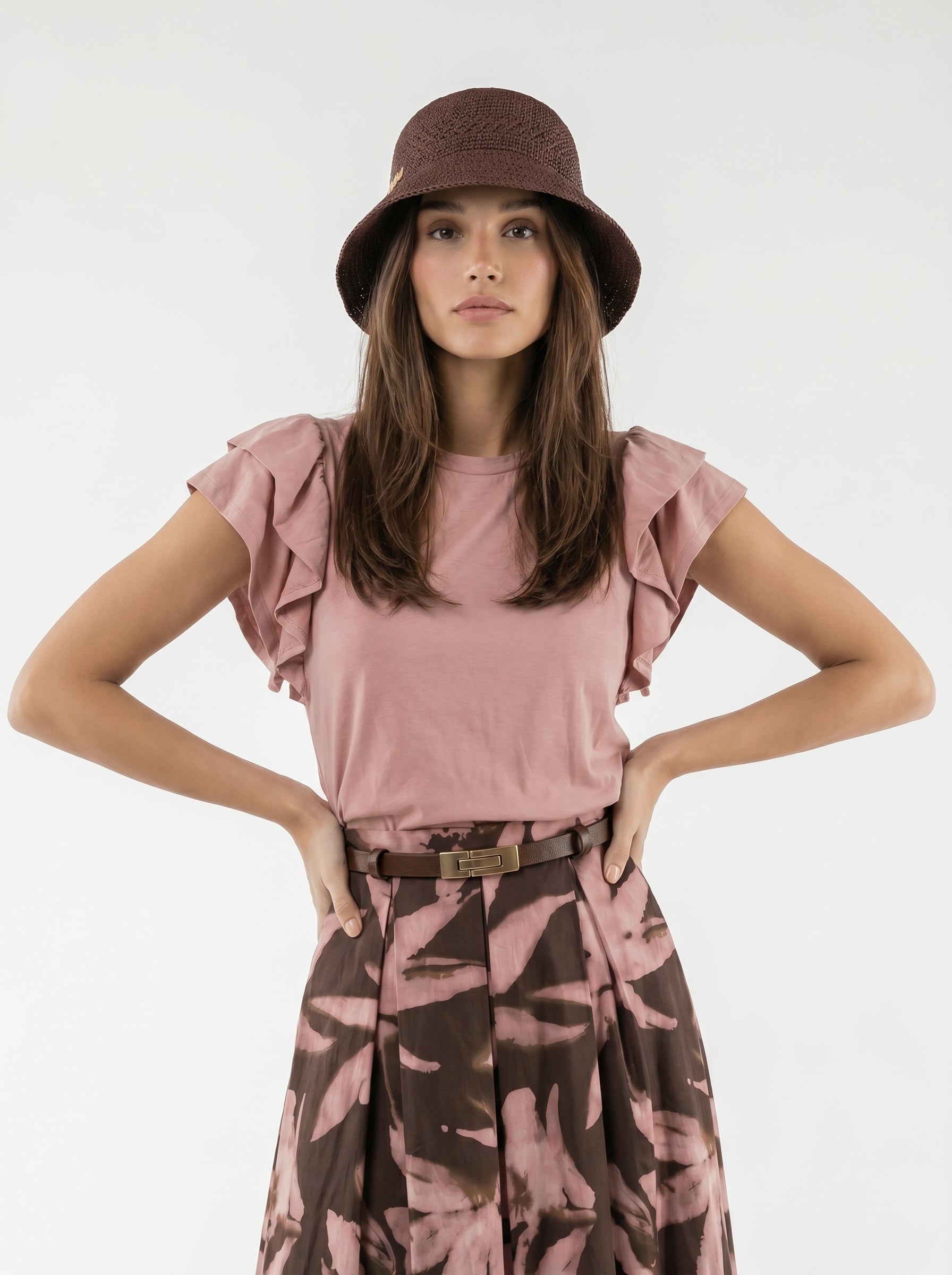 T-shirt Lumea - Rosa cipria donna