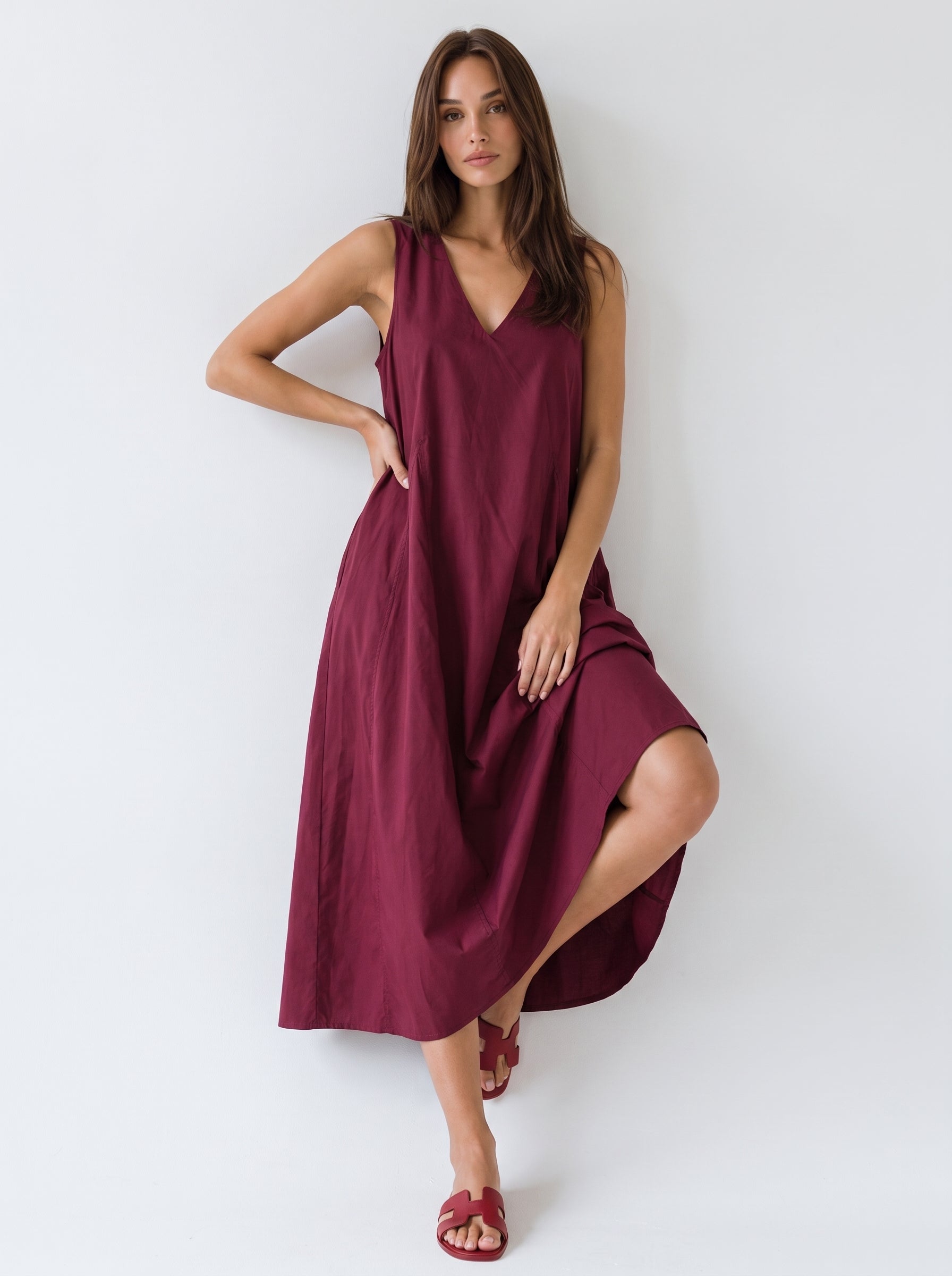 Abito Elodiea - Bordeaux donna