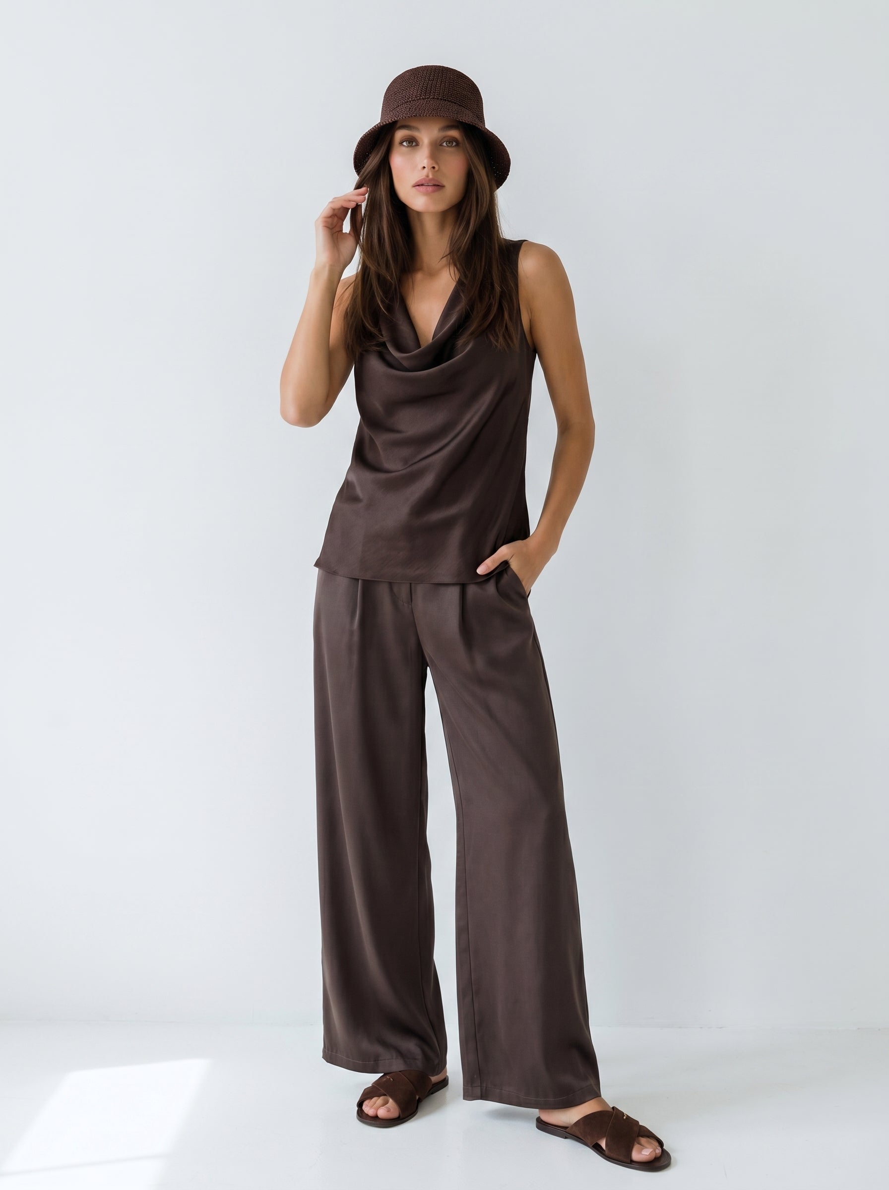 Coordinato Aurora - Marrone donna