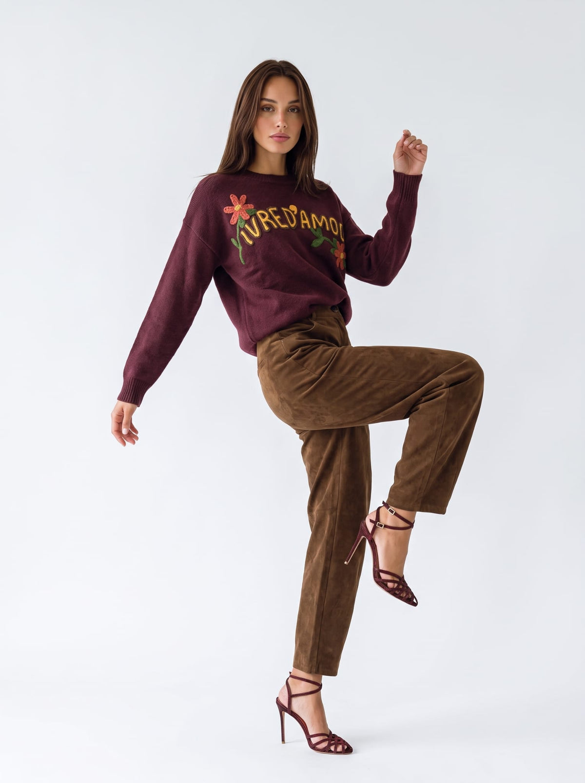 Pullover Vivre - Bordeaux Maglia donna
