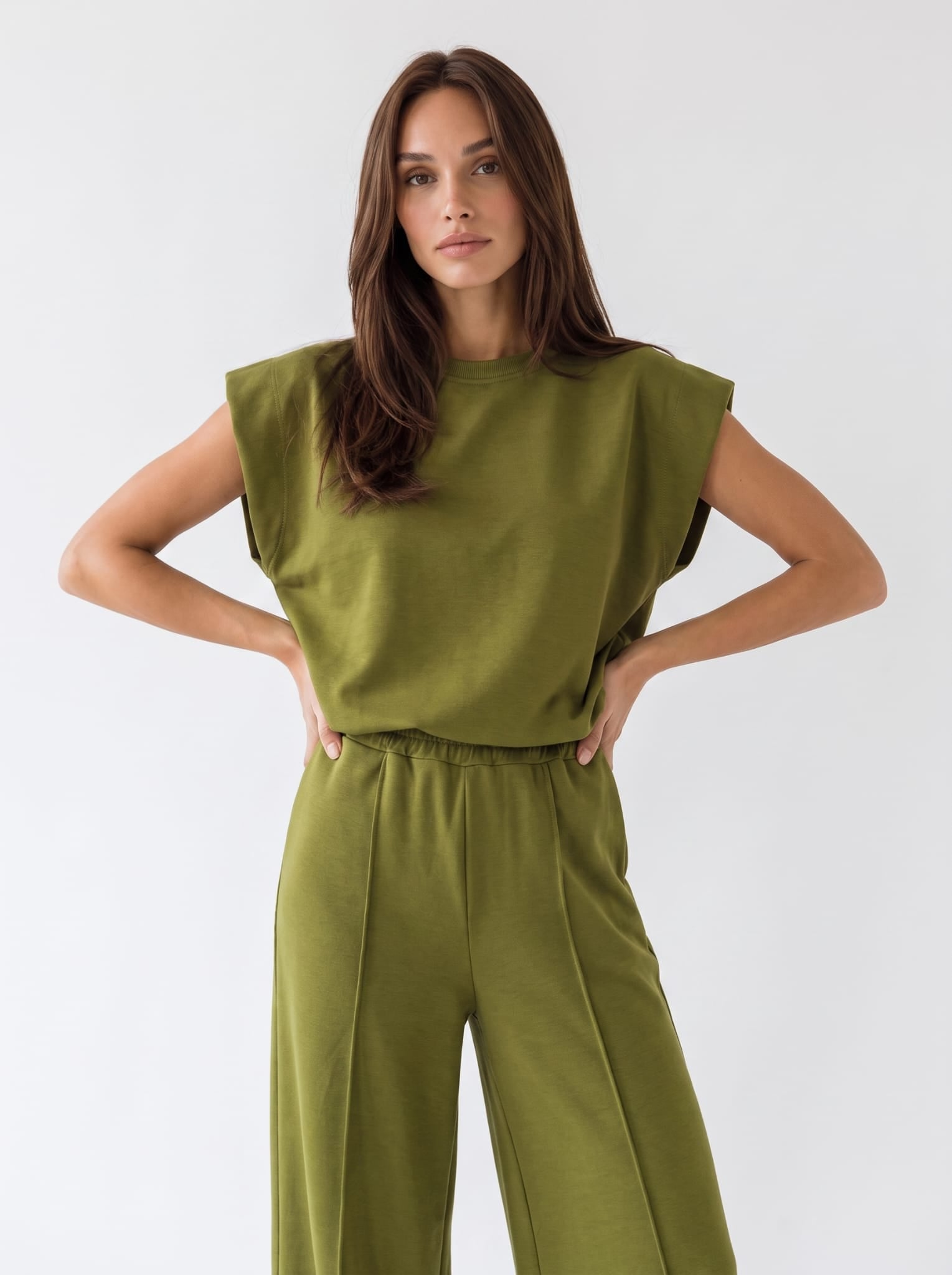 T-Shirt Zaira - Verde olio T-Shirt donna