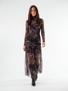 Abito Isabeau – Nero / Animalier Abito donna