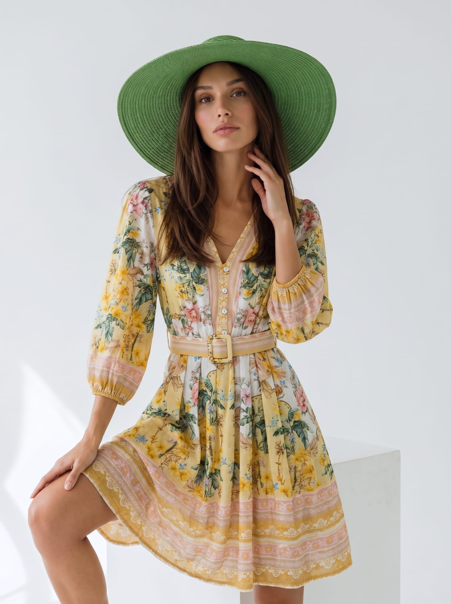 Abito Camelia - Giallo donna