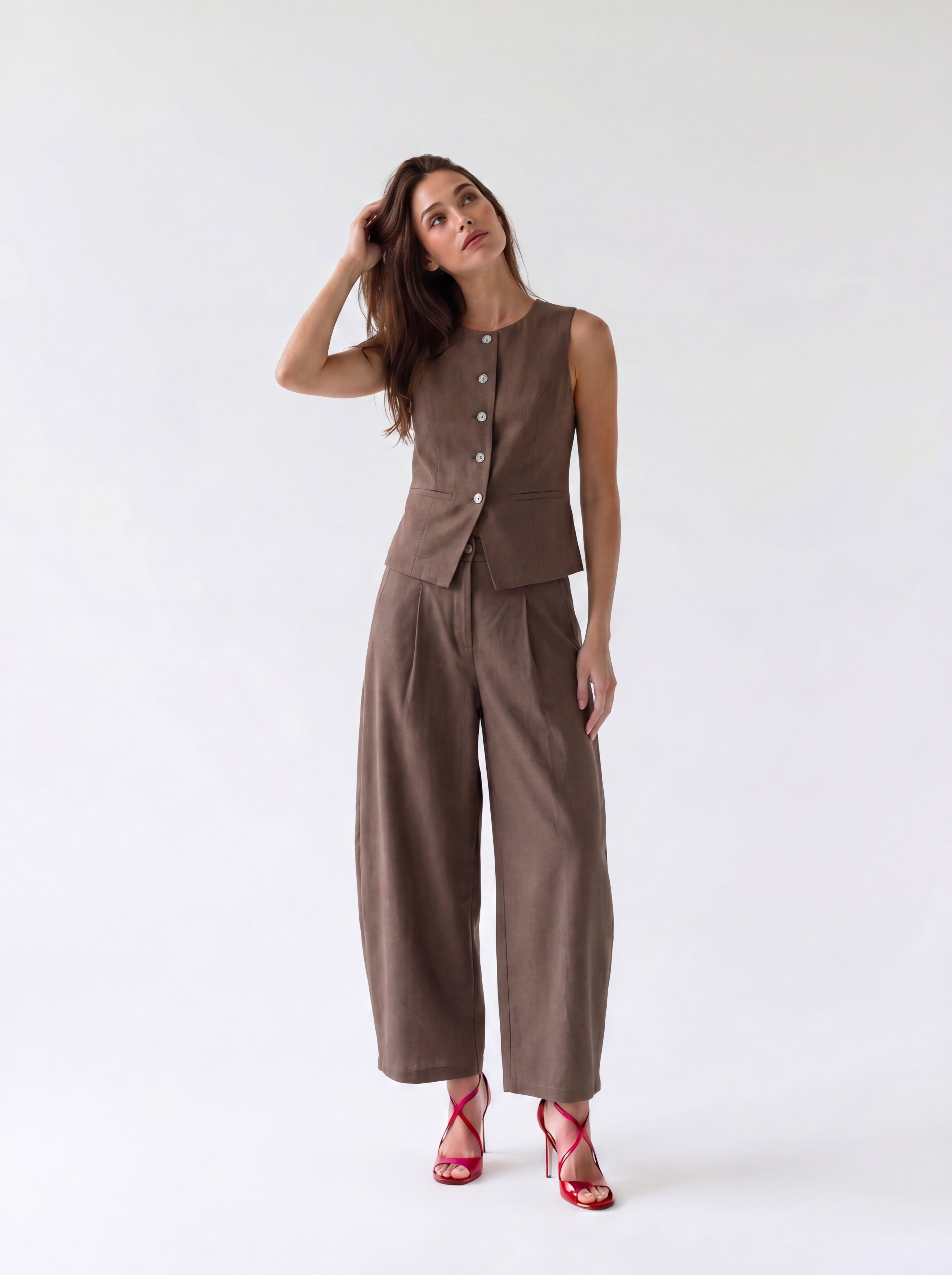 Pantalone Orlando - Moka donna