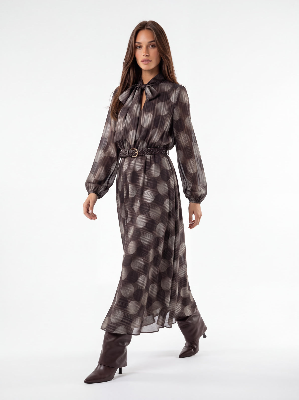 Abito Violette – Moka freddo Laminato Abito donna