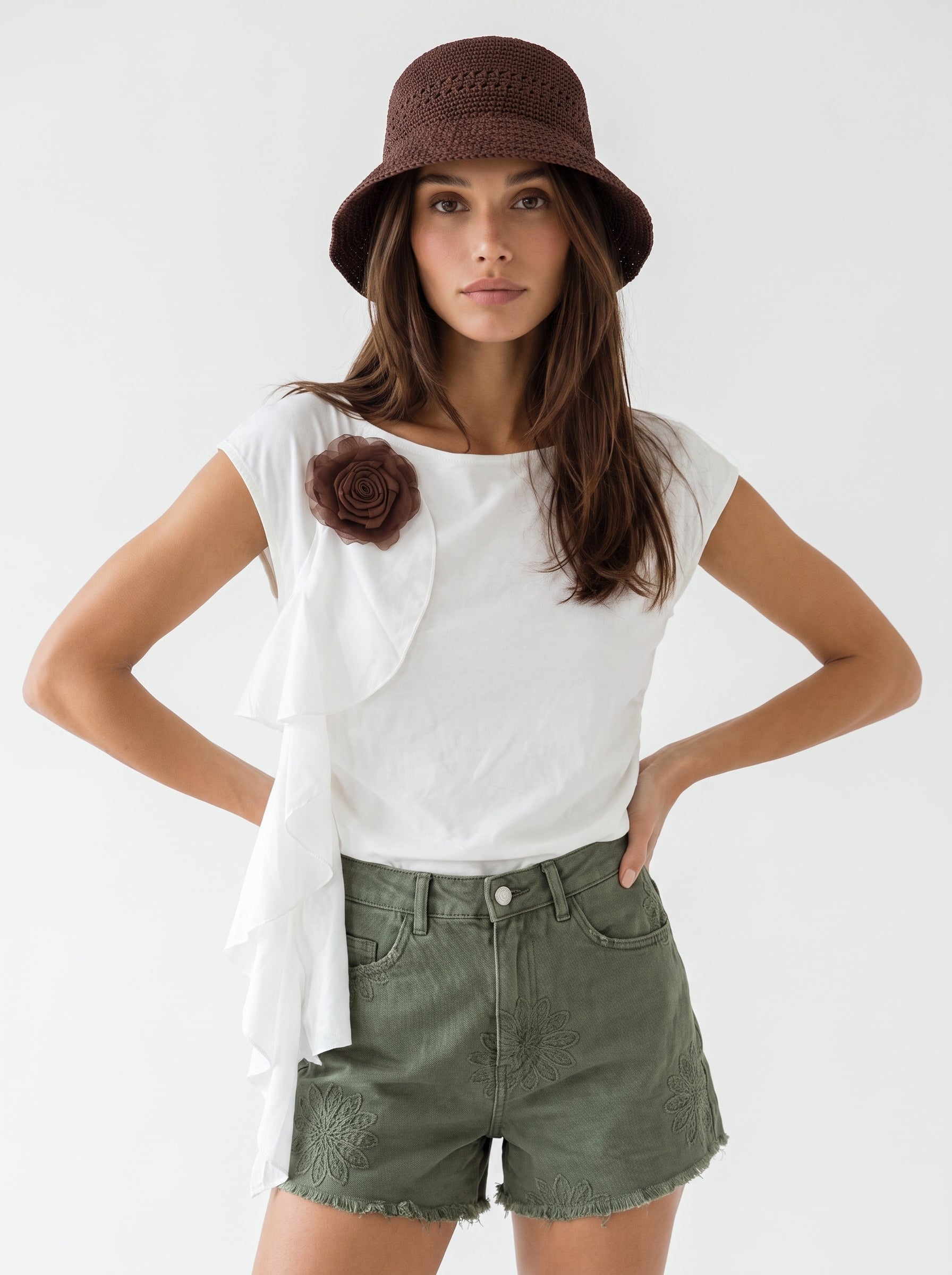 T-Shirt Amaris - Burro donna