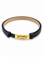 Cintura Elin in vera pelle con fibbia clip – donna