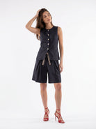 Giacca Smanicata Orlando - Blu navy donna