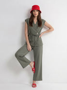 Coordinato Cleo - Verde salvia donna