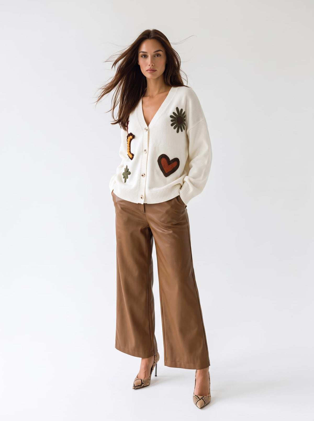Cardigan Olympe - Panna Cardigan donna