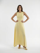 Abito Solira- Giallo burro donna