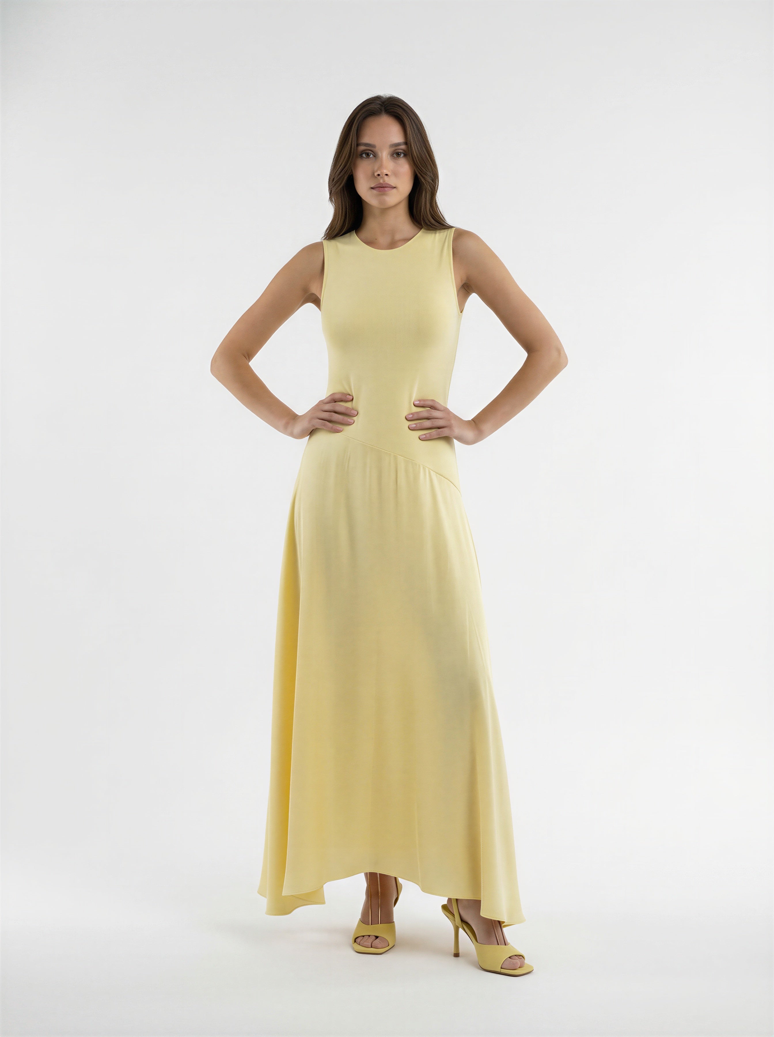 Abito Solira- Giallo burro donna