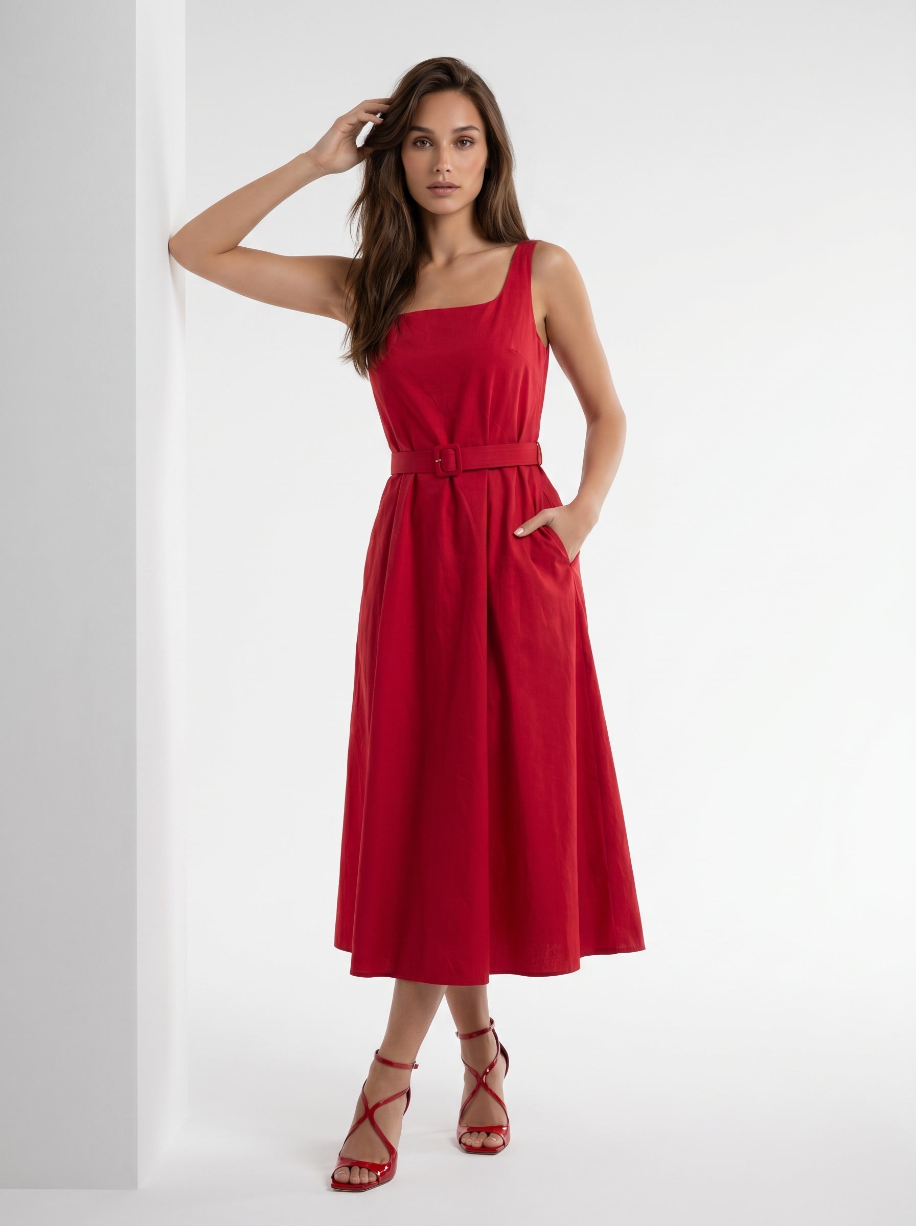 Abito Sakura - Rosso donna