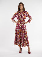 Abito Lyra - Bordeaux Multicolor Abito donna