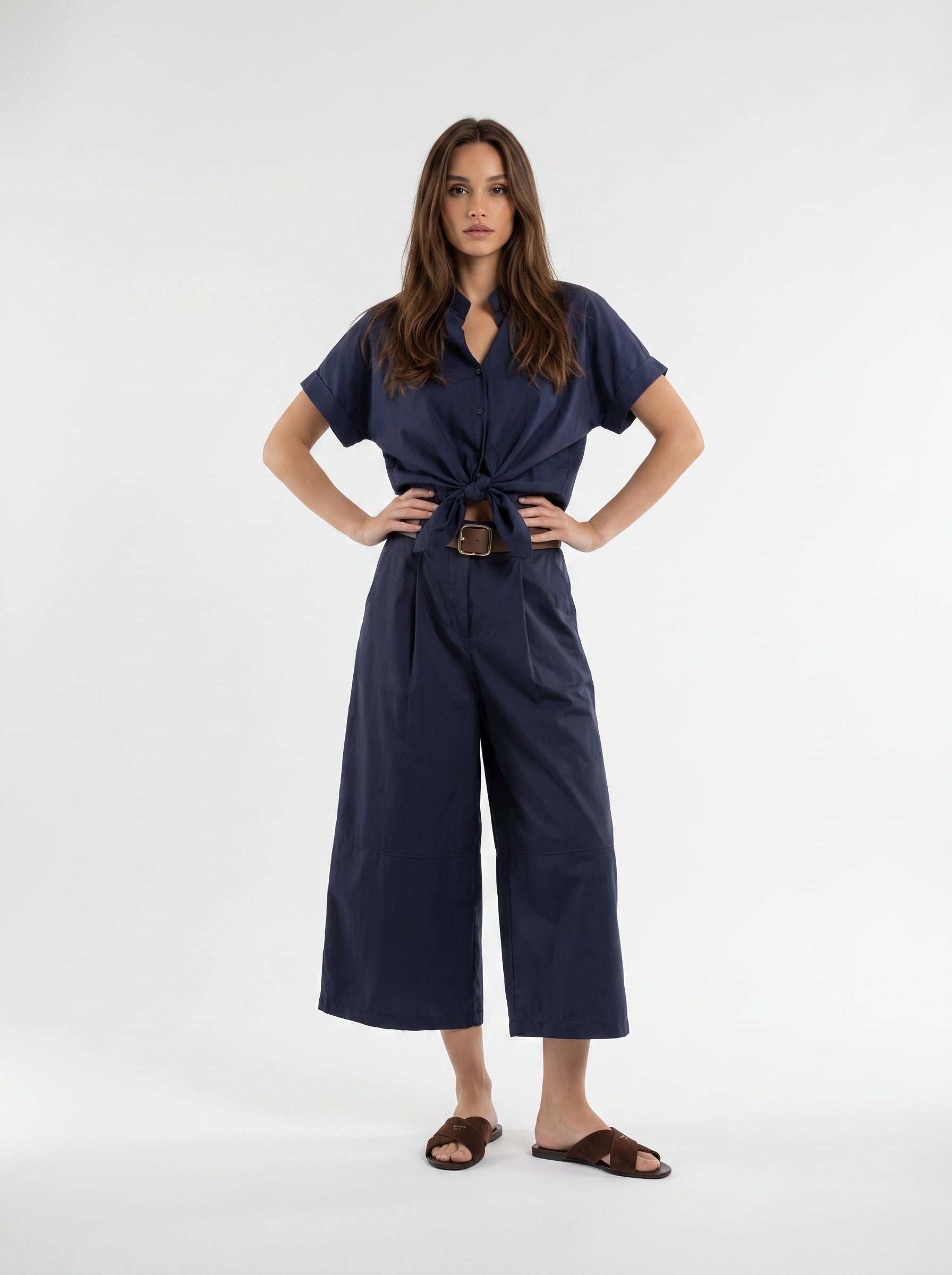 Pantalone Audrey - Blu donna
