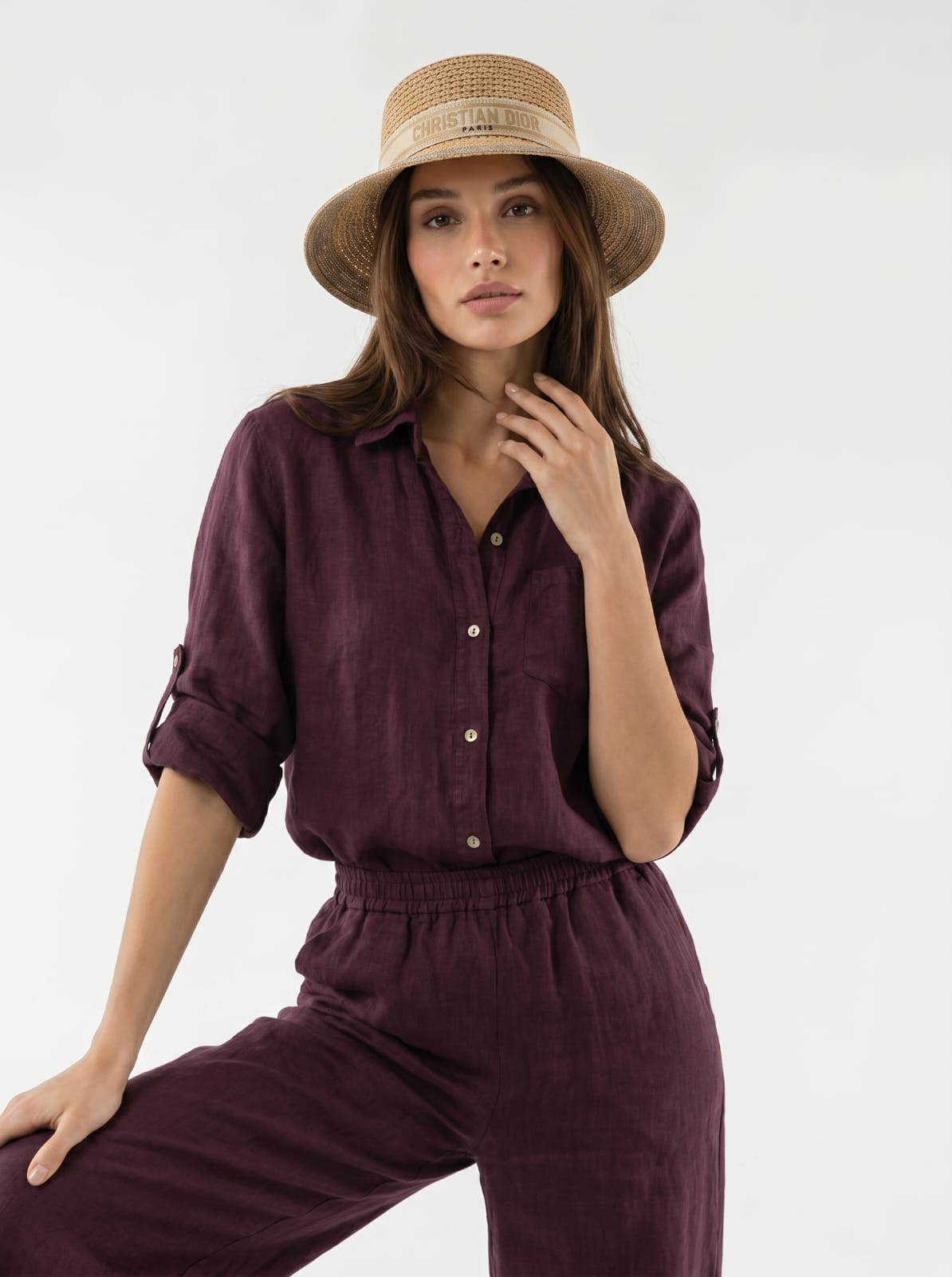 Coordinato Malaga - Borgogna donna