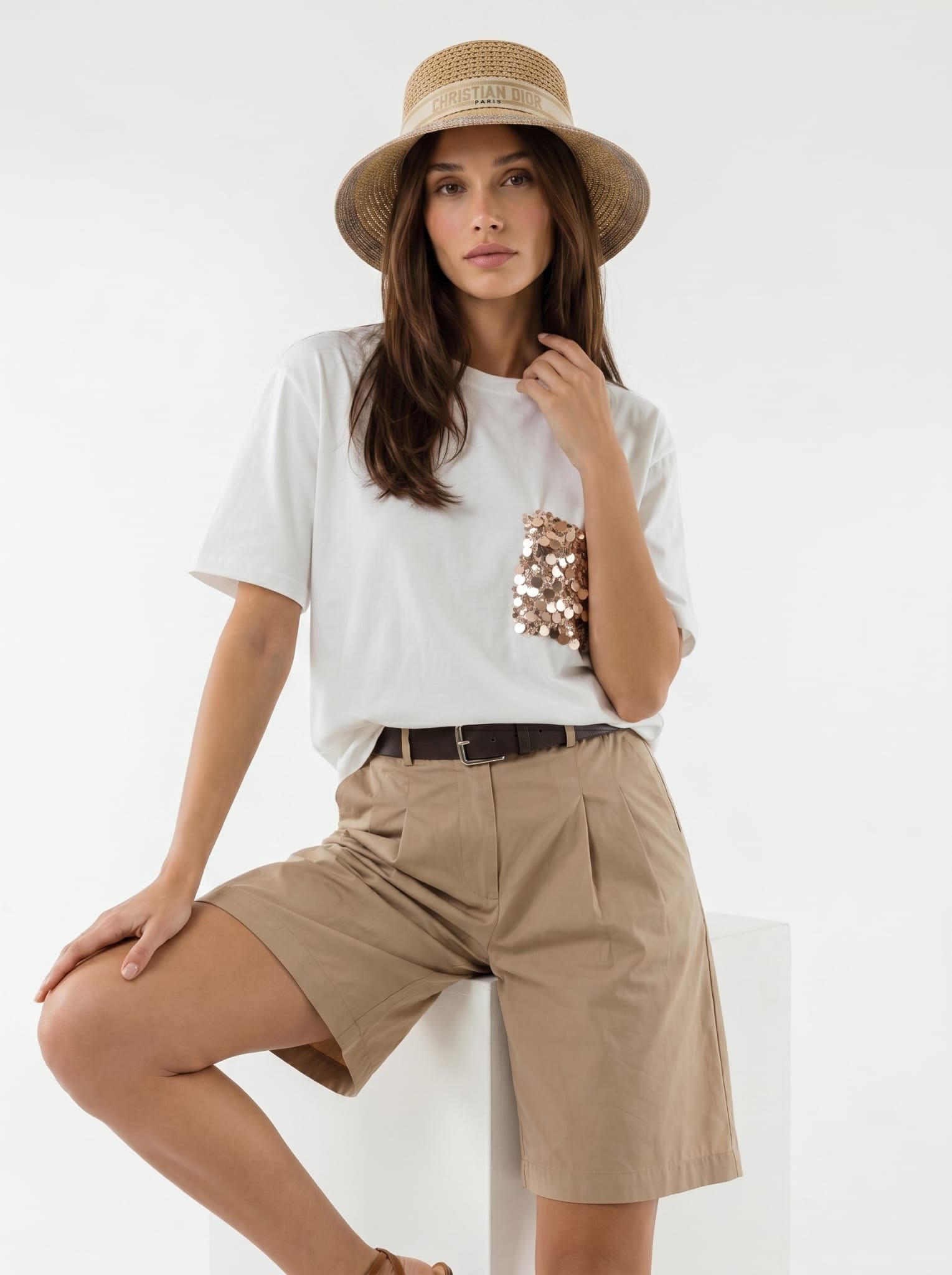 Bermuda Capri - Fango donna