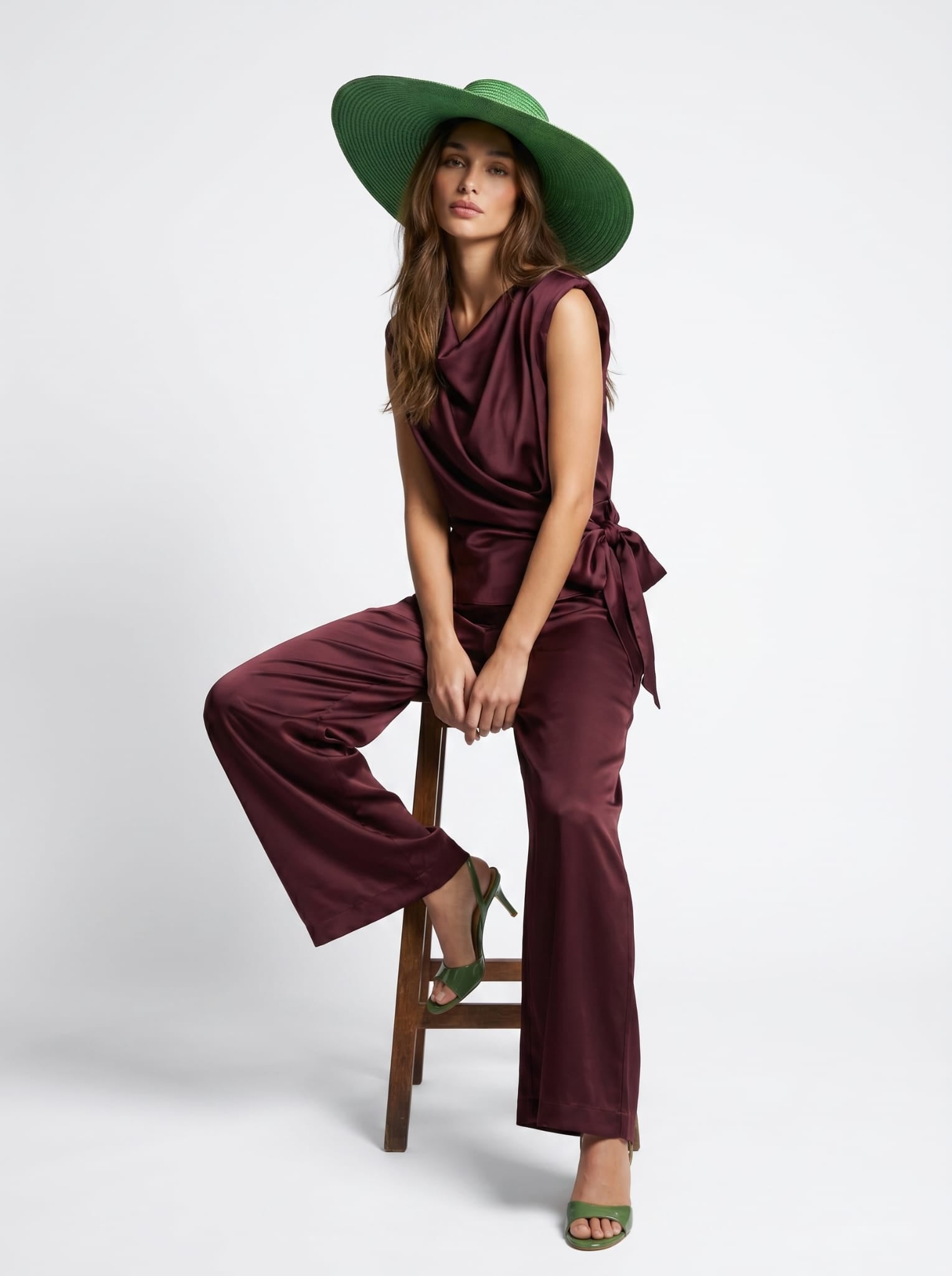 Coordinato Nerissa - Bordeaux donna