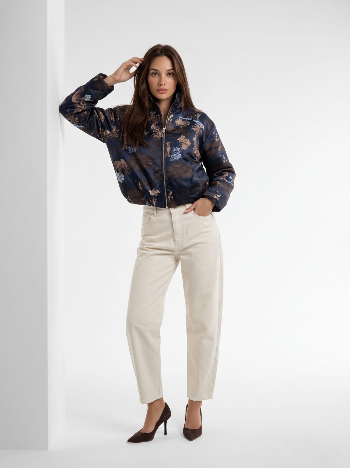 Giubbino Berenice – Blu Notte Multicolor Capispalla donna