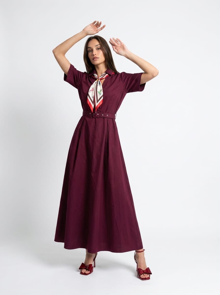 Abito Soraya - Bordeaux donna