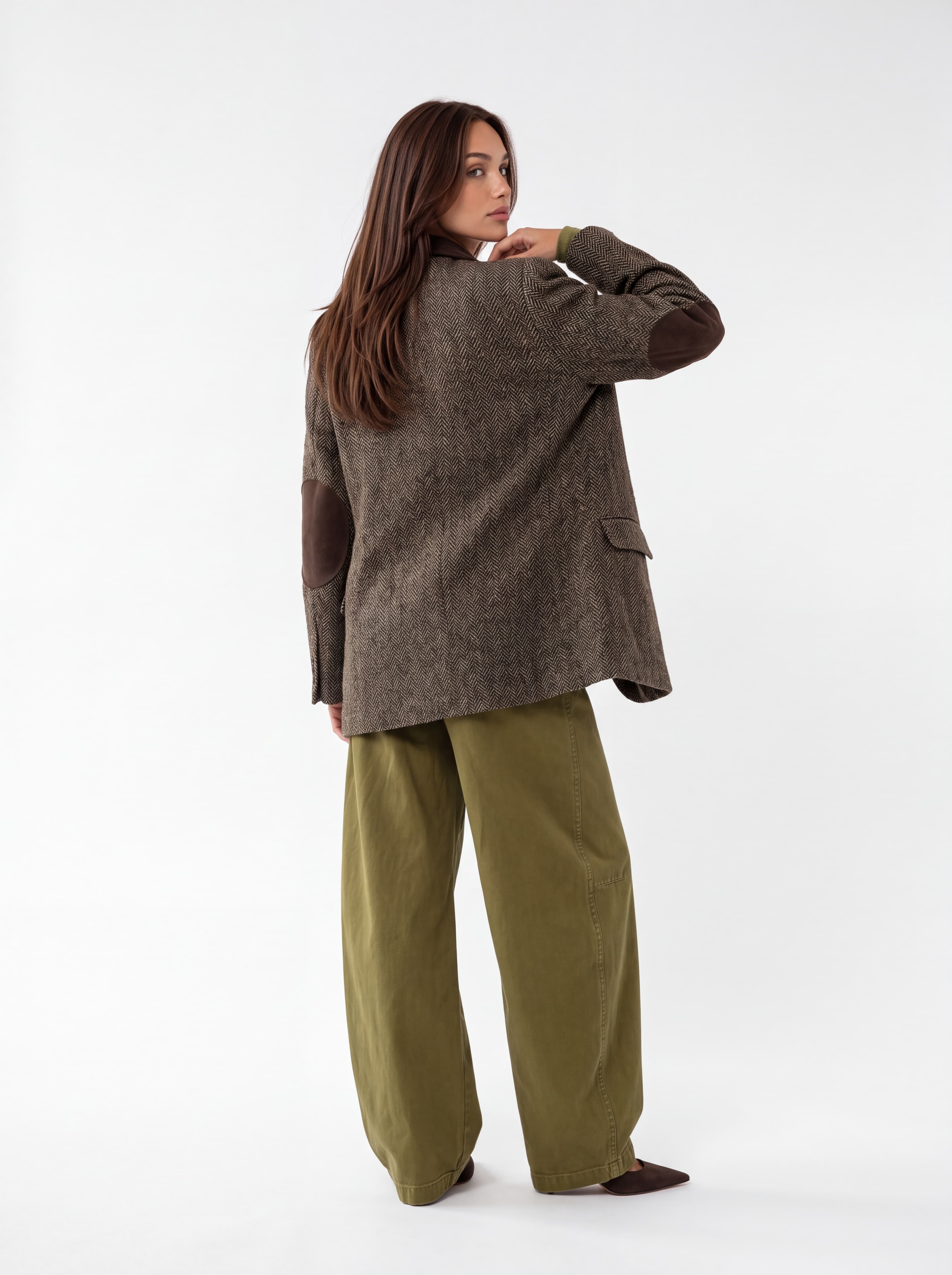 Giacca Oriane – Spigato marrone Giacca donna