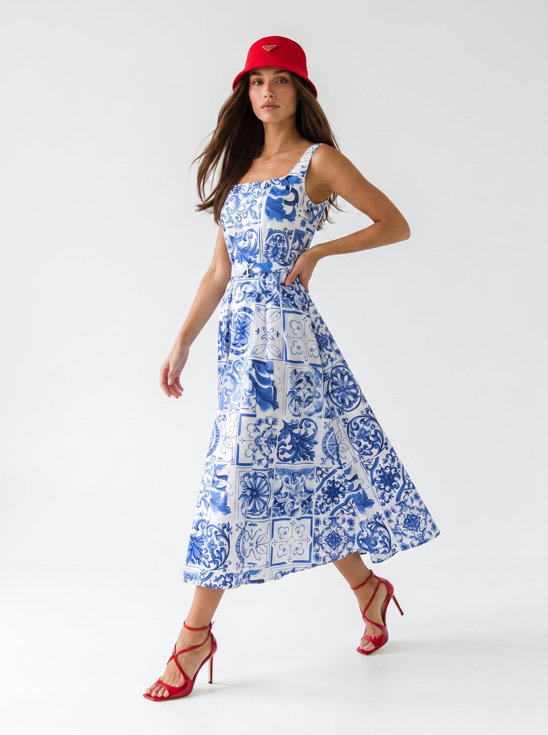 Abito Sakura - Amalfi Blu donna