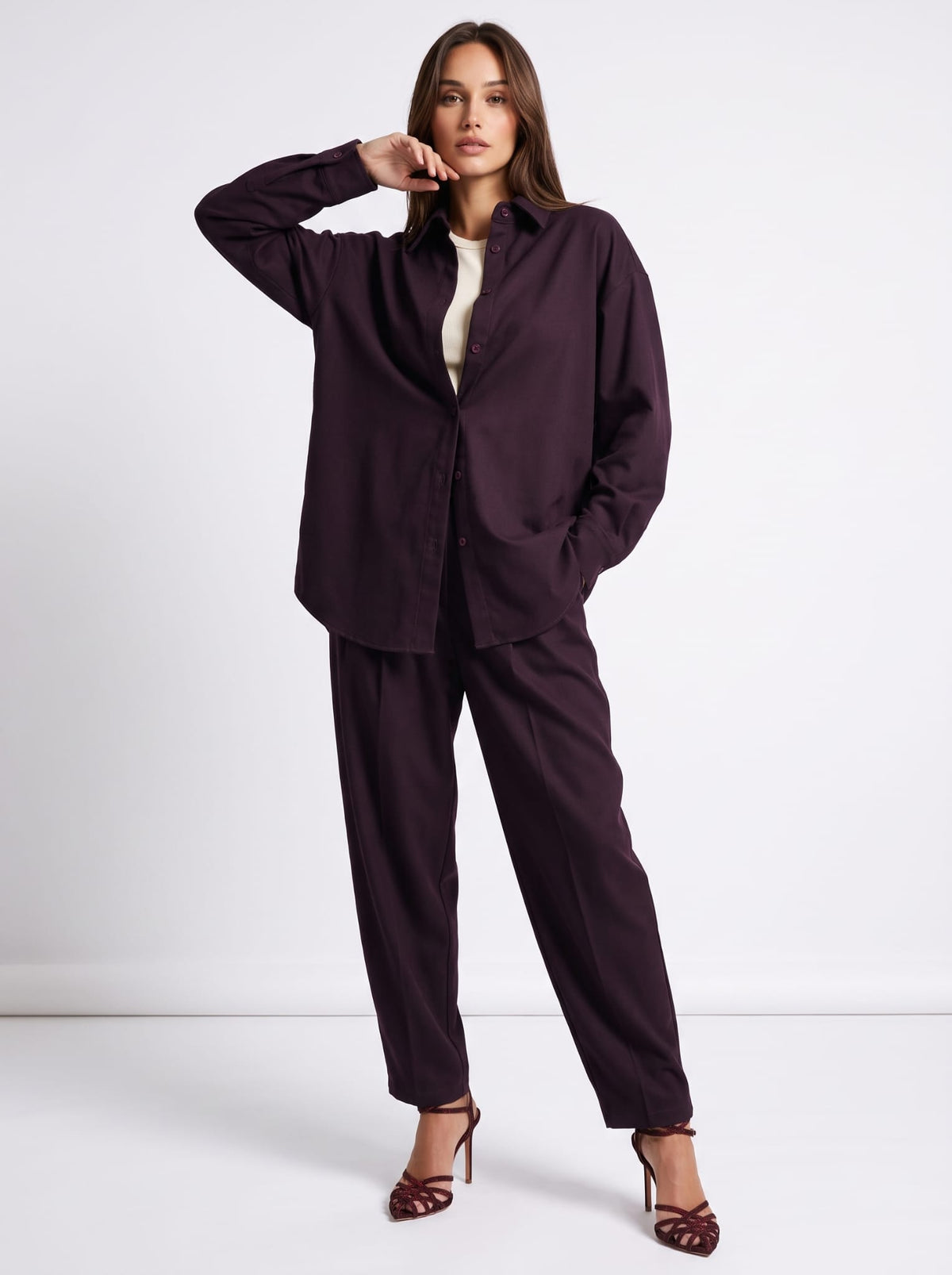 Coordinato Ysée – Prugna scuro Coordinato donna