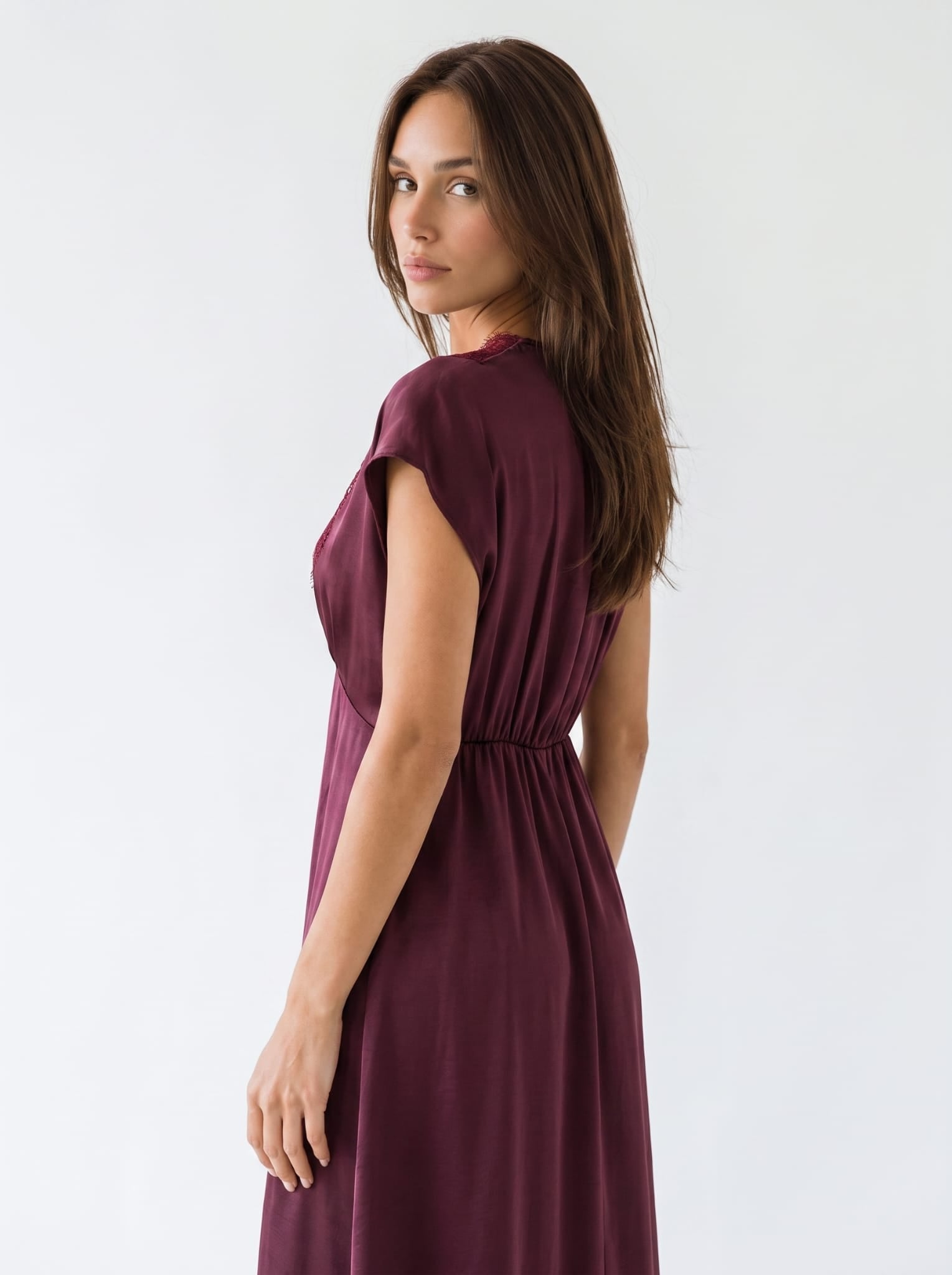 Abito Elsa - Borgogna Abito donna