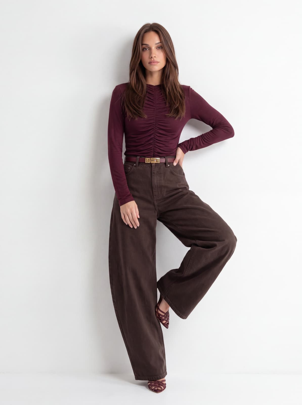 T-Shirt Elvira – Bordeaux T-Shirt donna