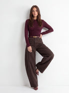 T-Shirt Elvira – Bordeaux T-Shirt donna