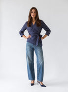Camicia Sidonie - Blu Gessato Camicia donna