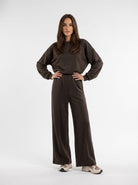 Felpa Elodie - Cacao Felpa donna