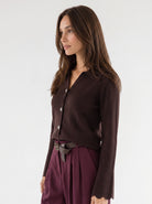 Cardigan Elodie - Marrone Cardigan donna