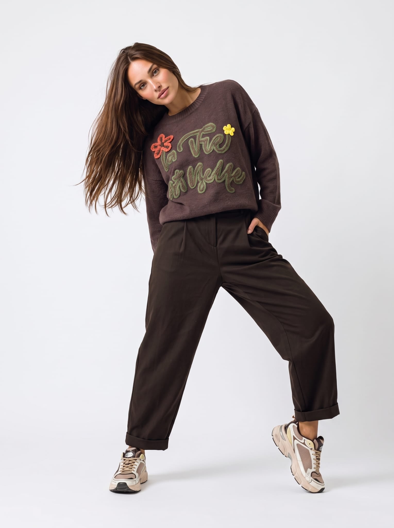Pantalone Melia - Marrone donna