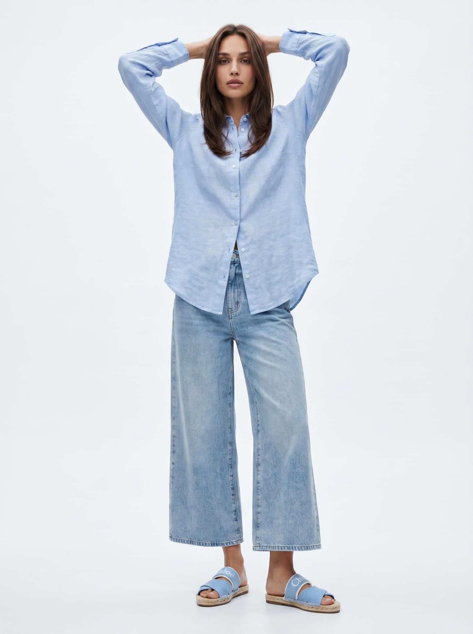 Camicia Lunaria - Azzurro donna