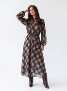 Abito Violette – Moka freddo Laminato Abito donna