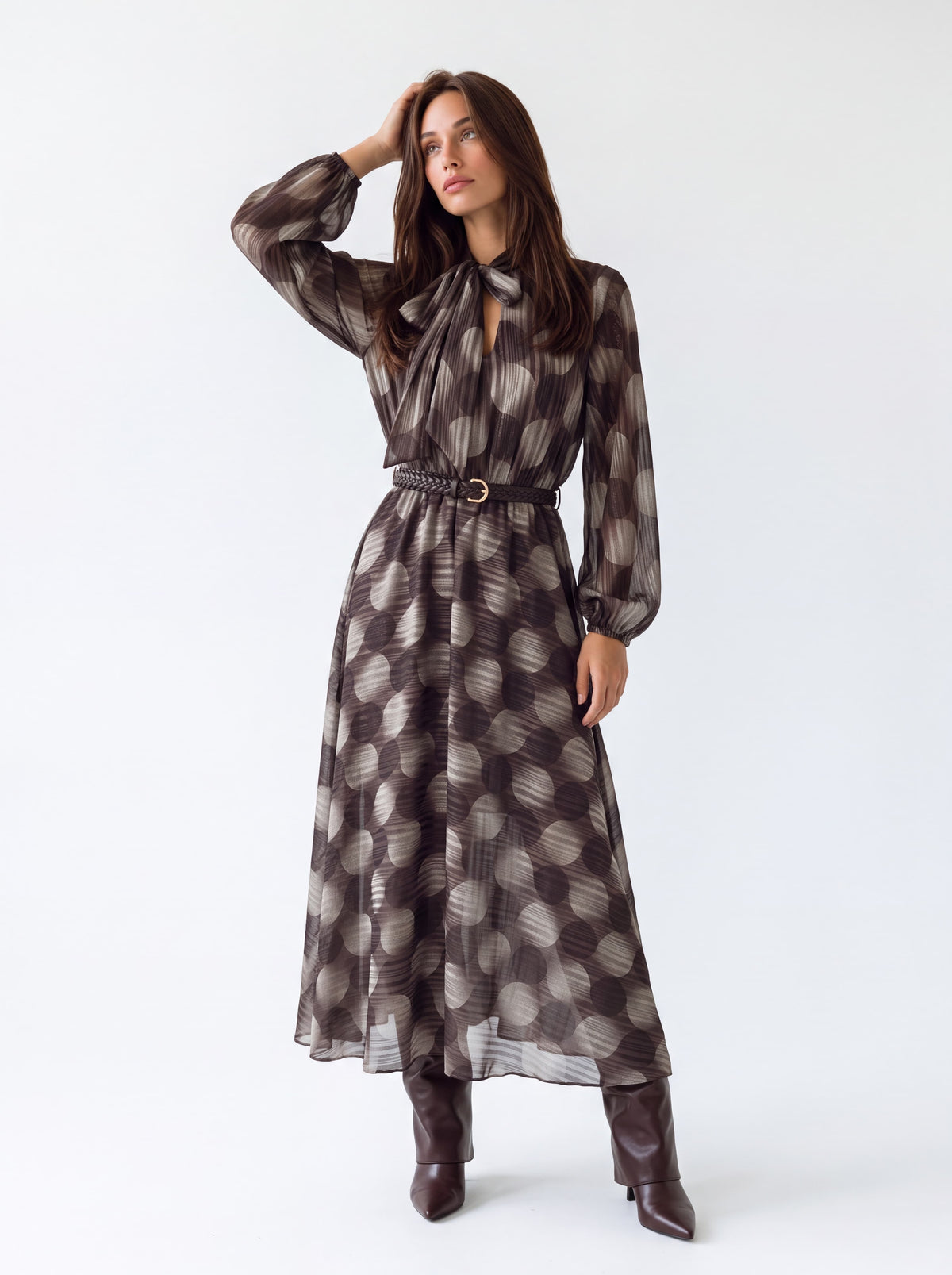 Abito Violette – Moka freddo Laminato Abito donna