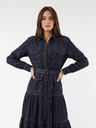 Chemisier Nives - Denim Blu Abito donna