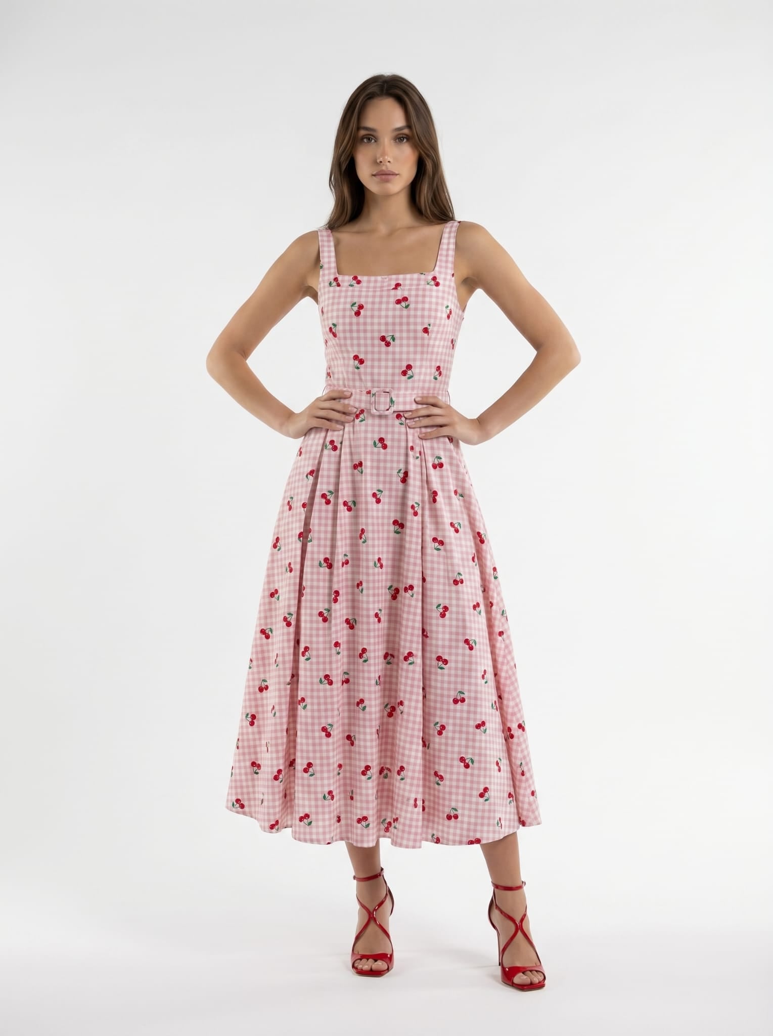 Abito Sakura - Rosa con Ciliegine donna