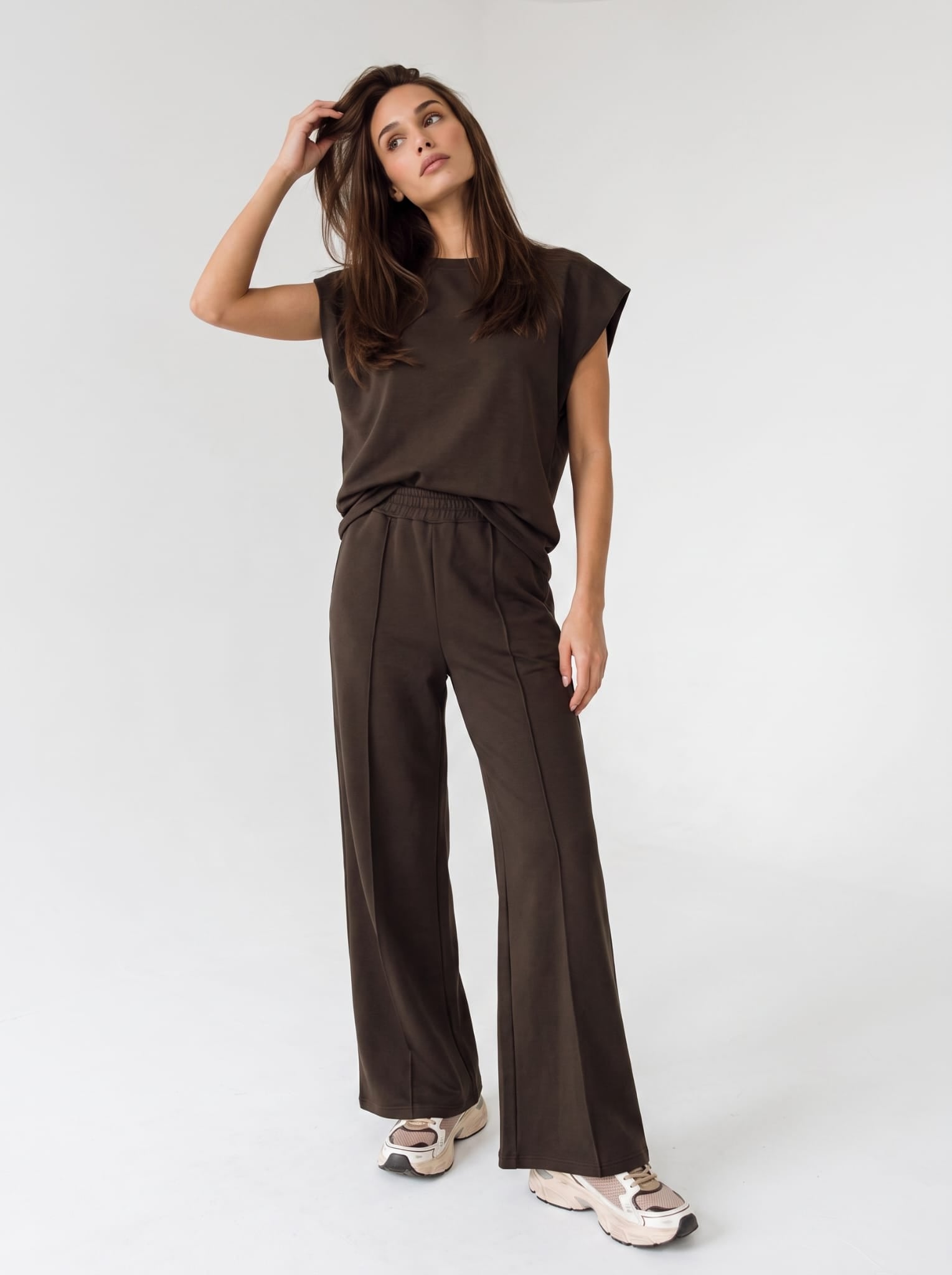 T-Shirt Zaira - Cacao T-Shirt donna