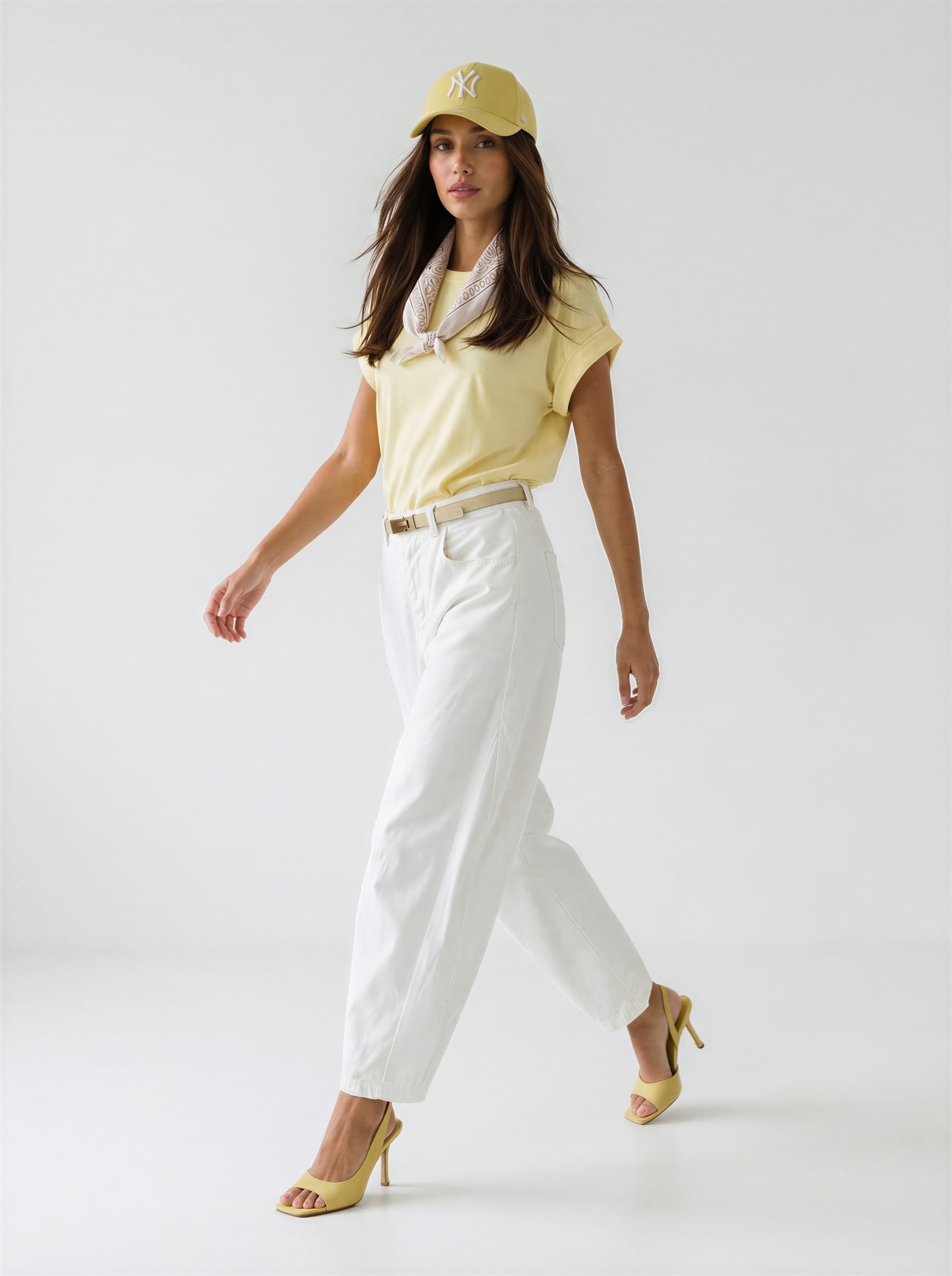 T-shirt Kaelis - Giallo donna