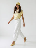 T-shirt Kaelis - Giallo donna