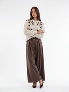 Cardigan Amarante – Panna Mélange Cardigan donna
