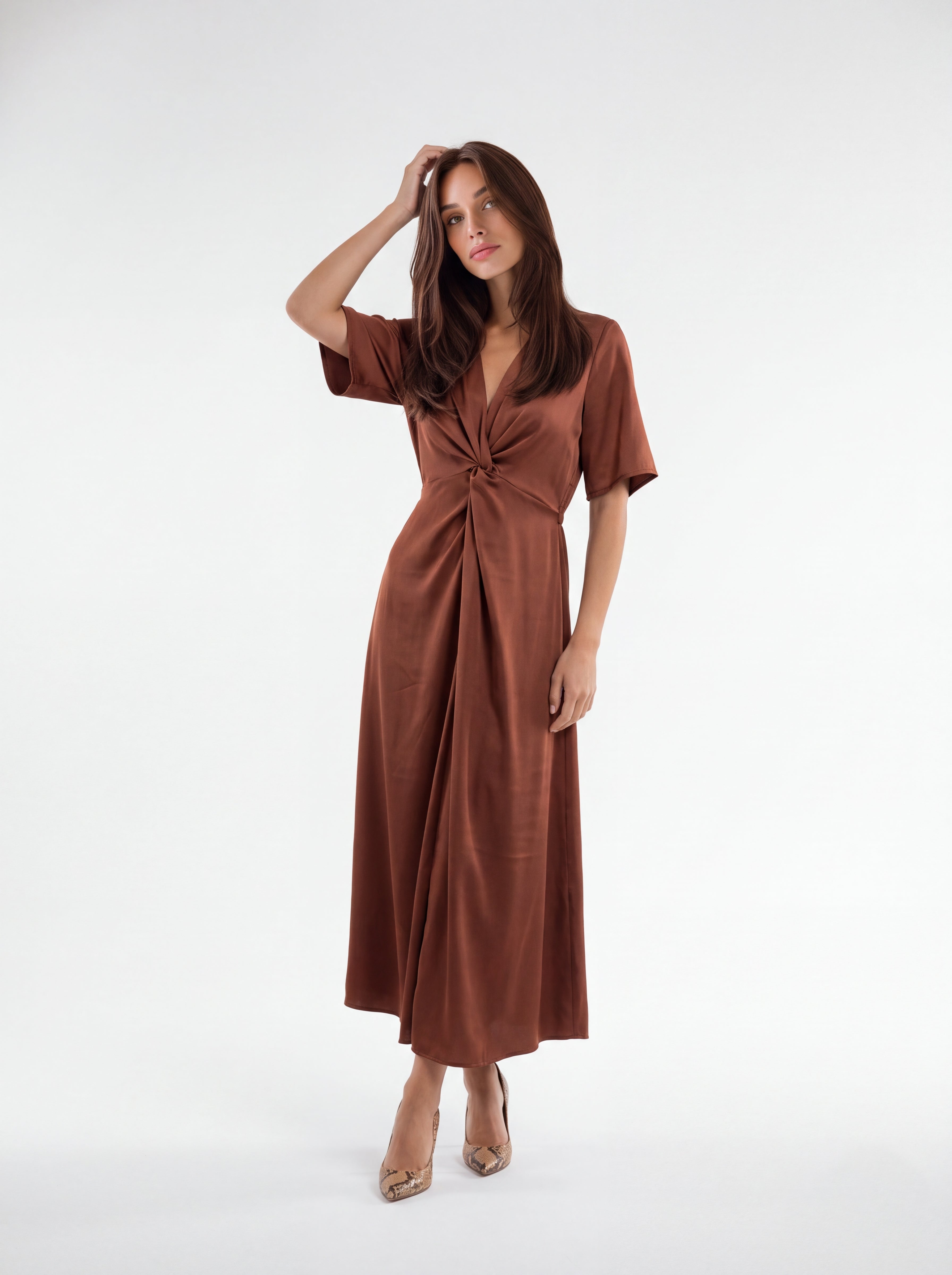 Abito Anna - Ruggine Abito donna
