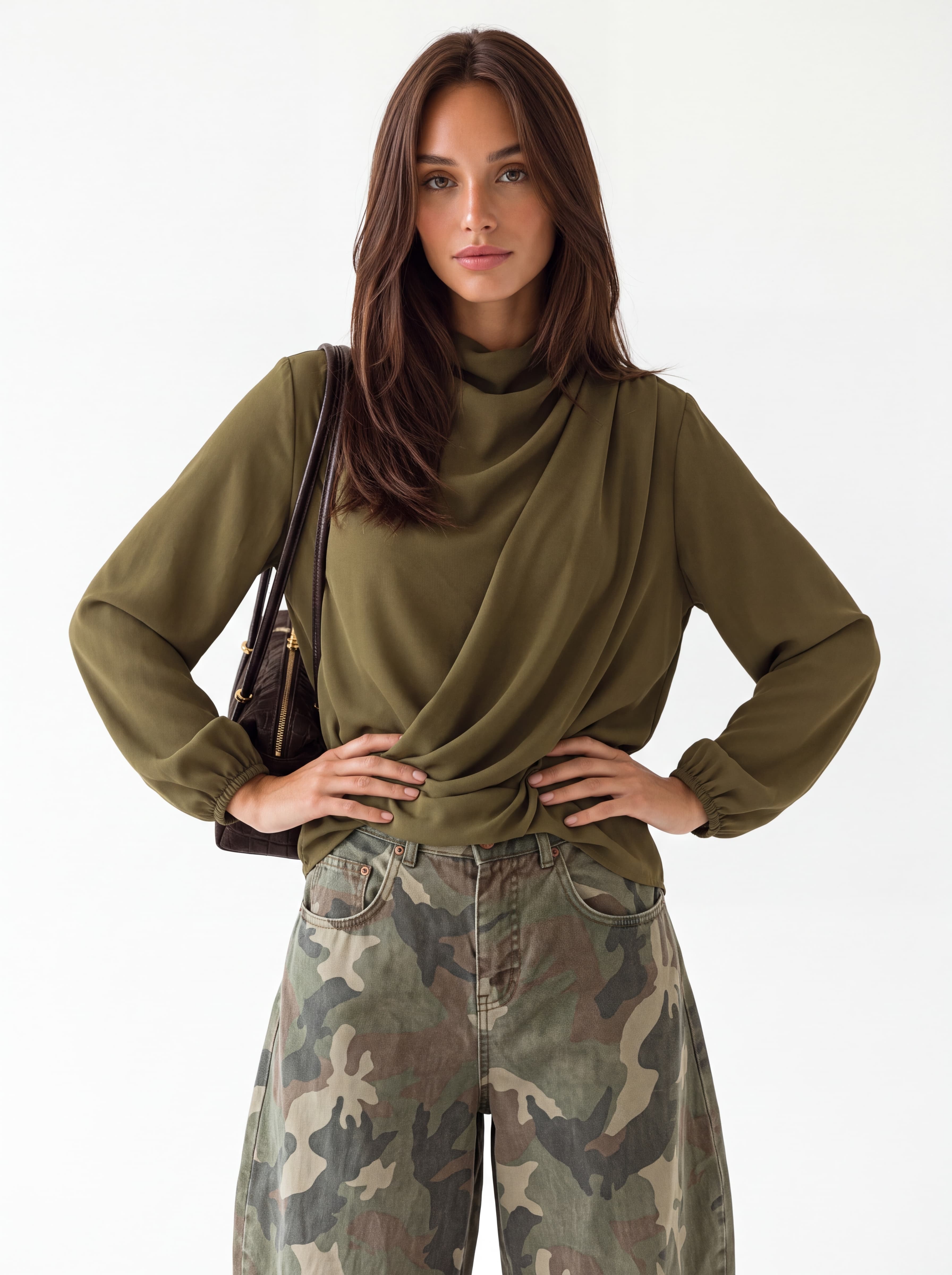 Camicia Vesper – Verde Oliva Camicia donna