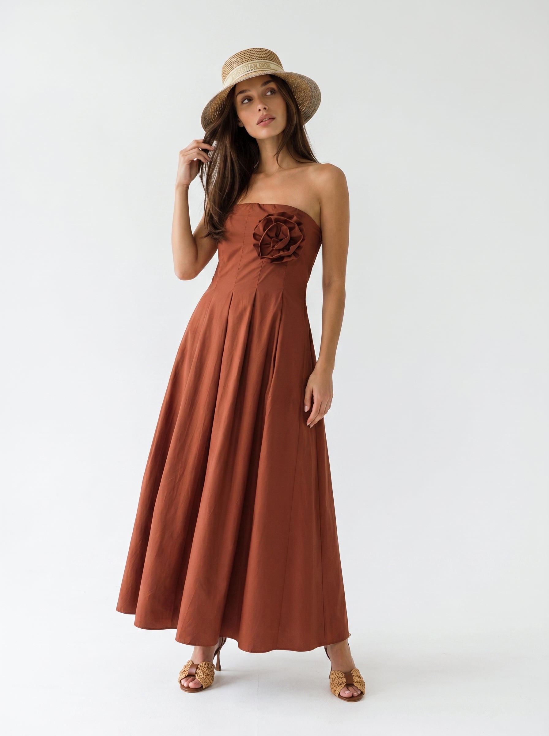 Abito Sandy - Ruggine donna