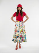 Gonna Fiora - Burro fiori di campo donna