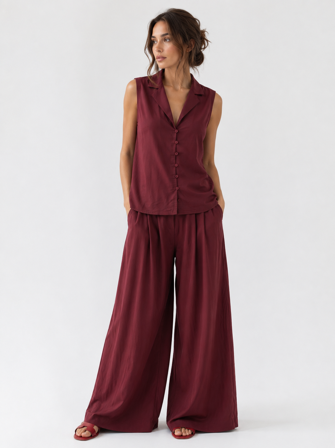 Coordinato Maelys – Bordeaux donna